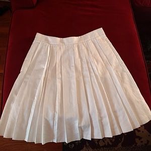 Knee length full skirt